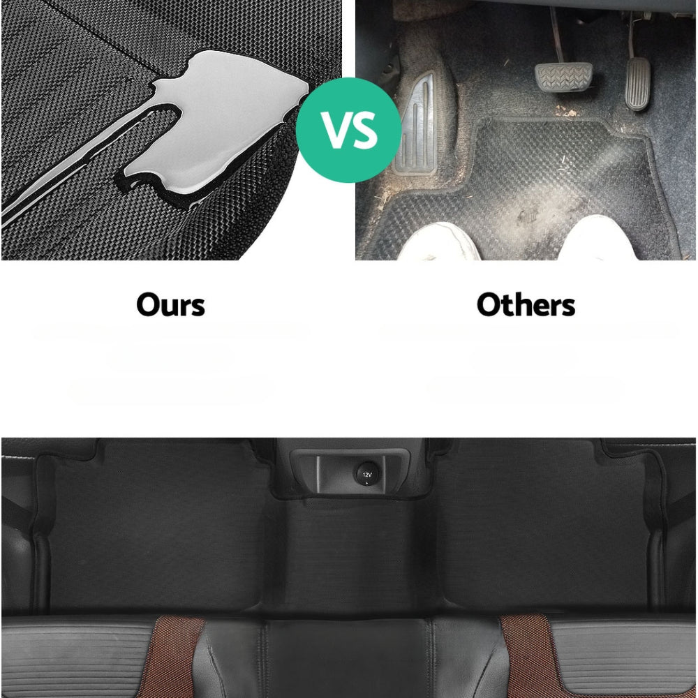 Car Floor Mats Rubber 2012 to 2021 Model - Fits Ford Ranger PX PX2 PX3
