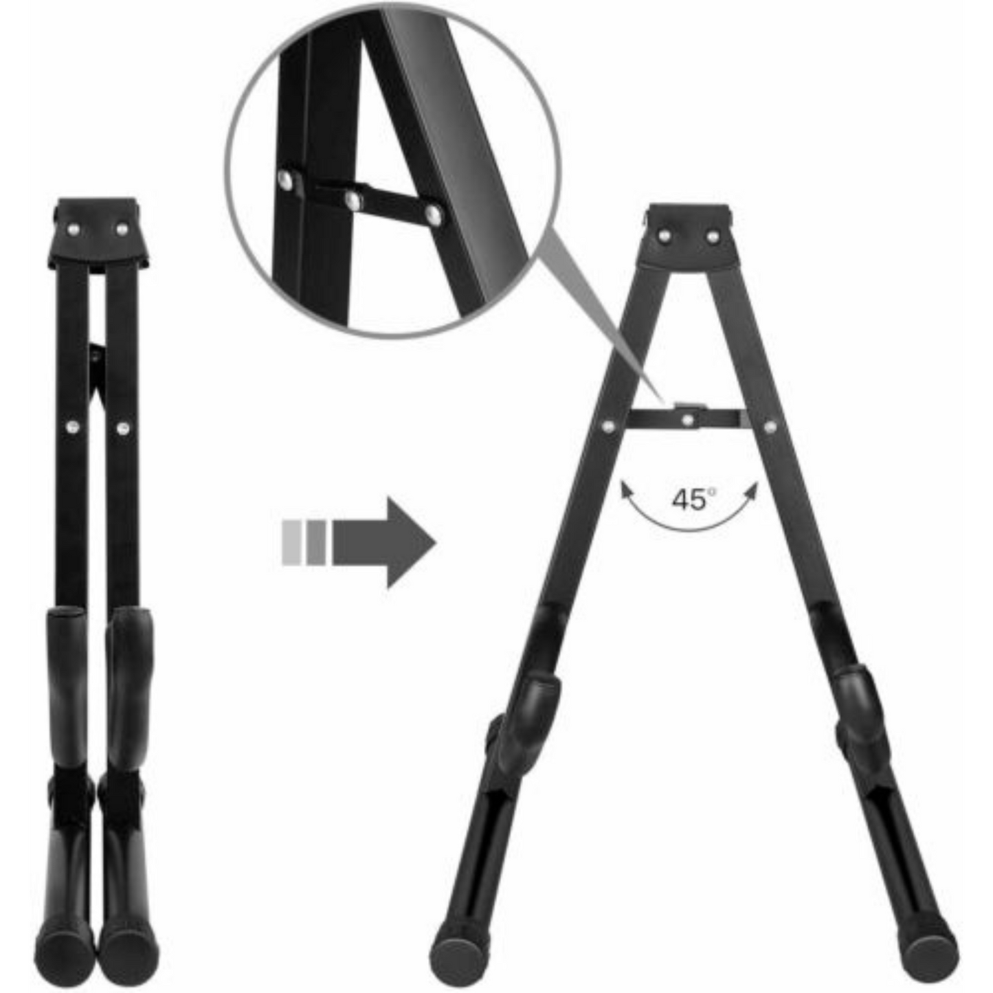 Universal A-Frame Guitar Stand Folding Stand for Electric and Bass Guitars