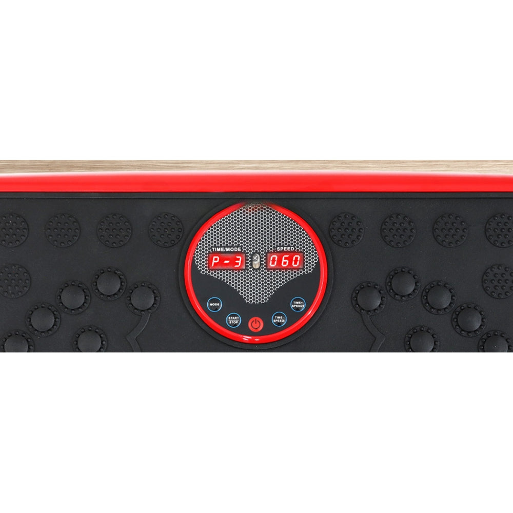 Vibration Machine Platform Plate Exercise Fit Gym Home - Red