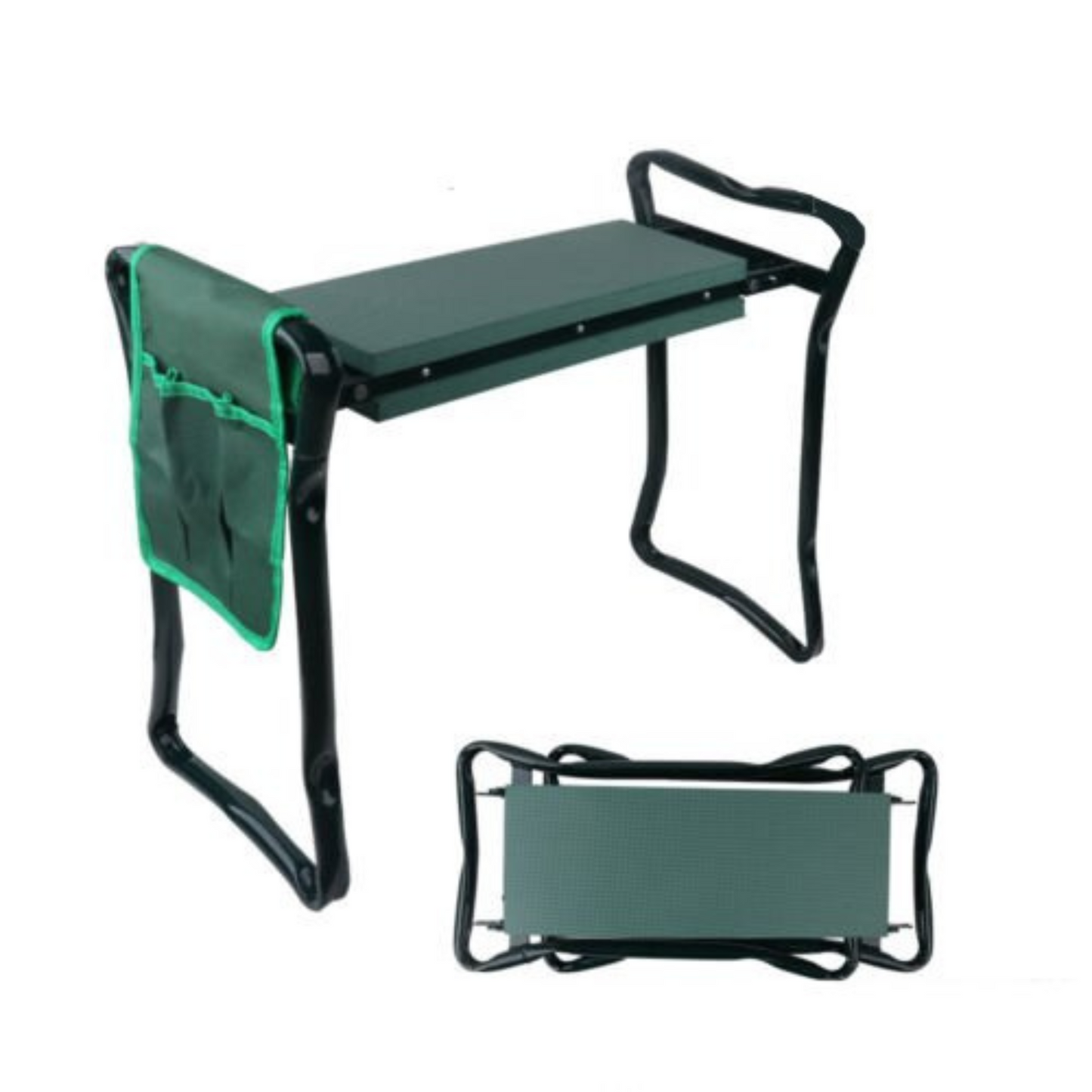 Garden Kneeler with 150kg Capacity Foldable Kneeling Pad Seat Stool