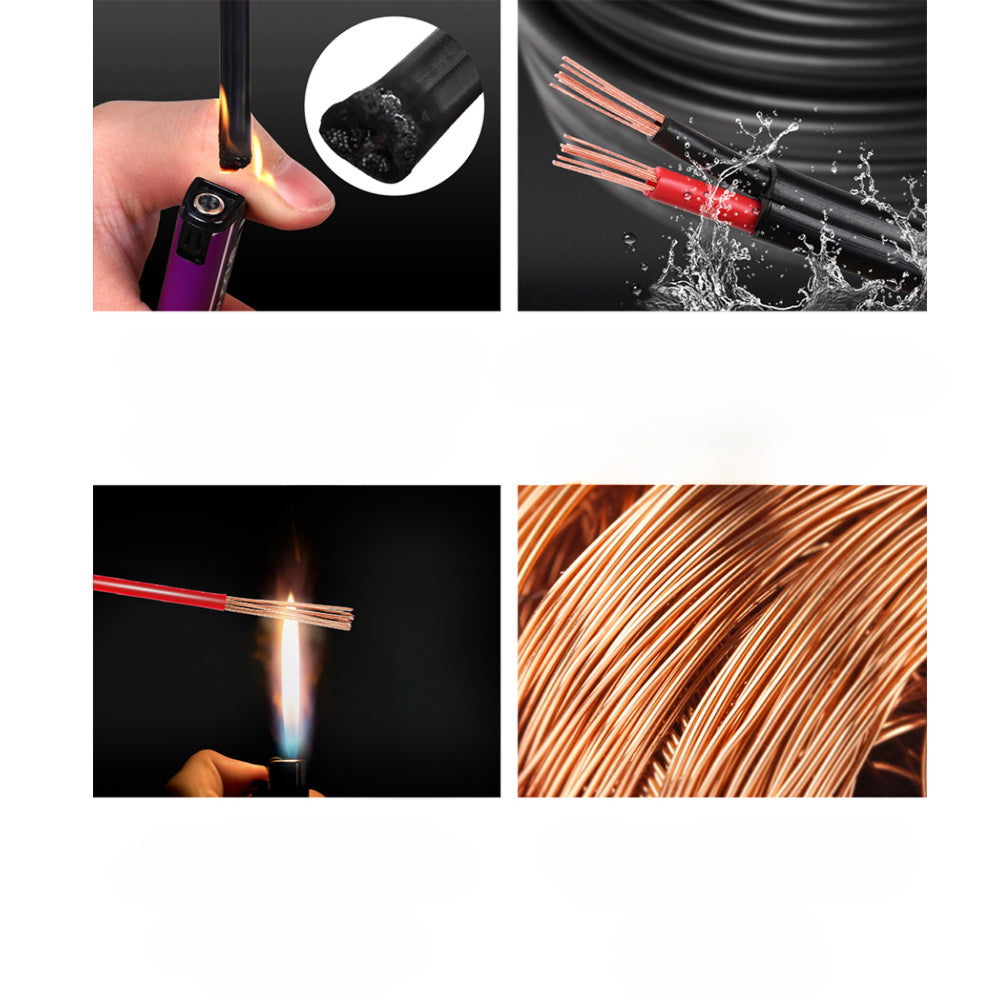 Solar Panel Electric Cable Twin Core Extension 100M - 450V