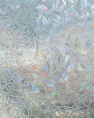 3D Privacy Anti UV Removable Static Cling Window Film 45x254 cm