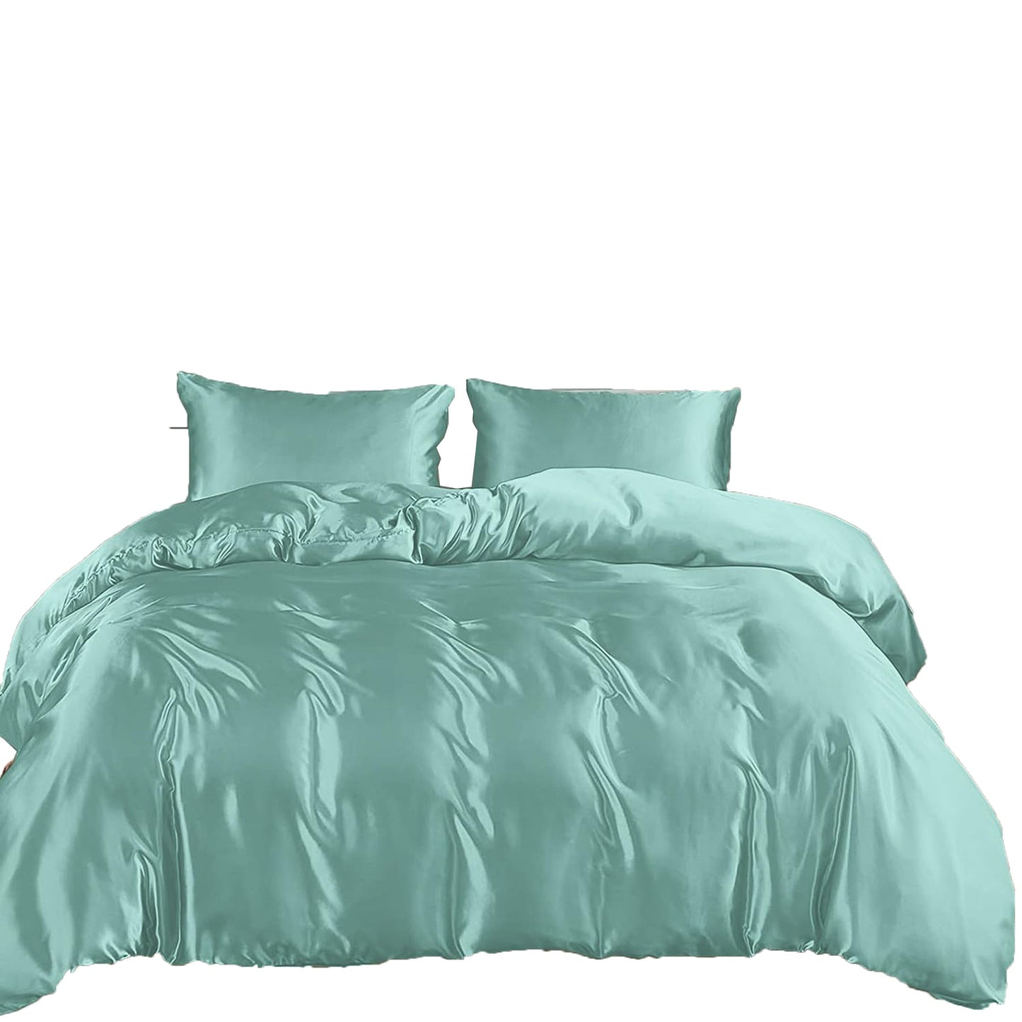 Soft Silky Smooth 100% Bamboo Cooling Breathable Quilt Cover Set - Aqua