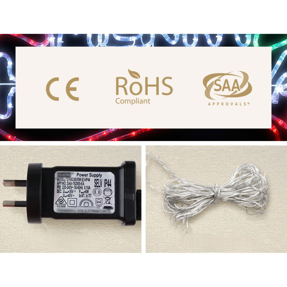 Christmas LED Rope Xmas Waterproof Colourful Lights - 5m