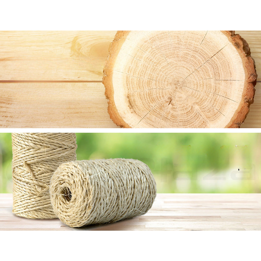 Cat Tree Scratching Post Tower House Furniture Wood Multi Level - 120cm