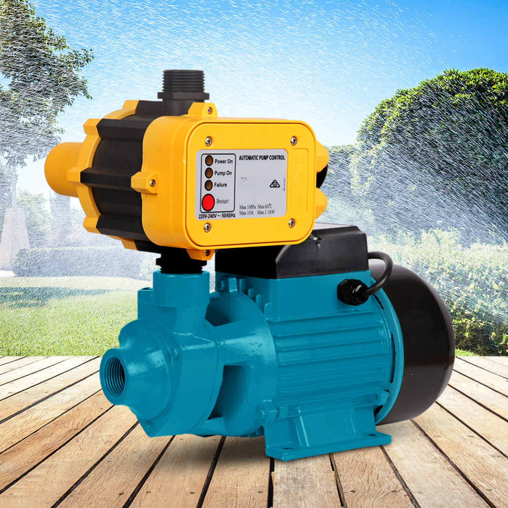 Auto Peripheral Pump Water Garden Tank Irrigation QB60 - Blue