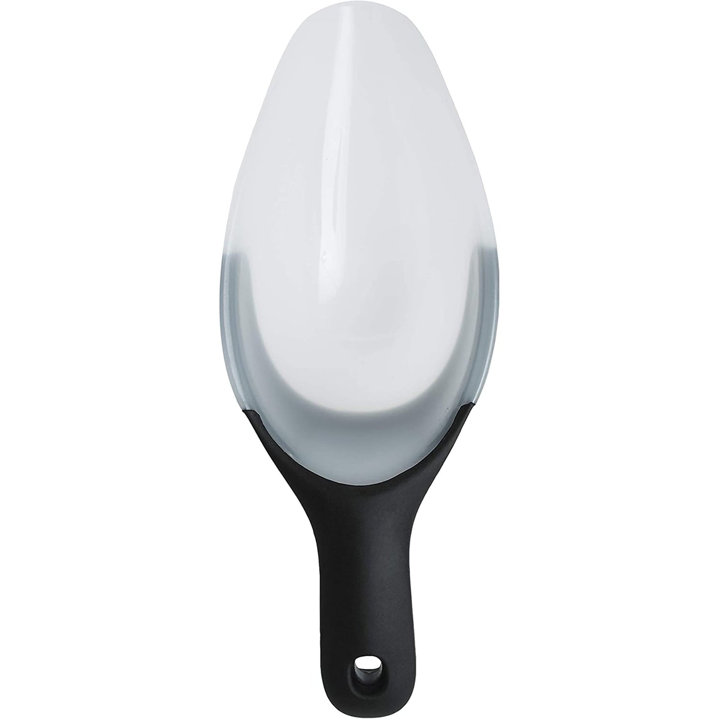 Flexible Versatile Kitchen Scoop with Soft Handle - White