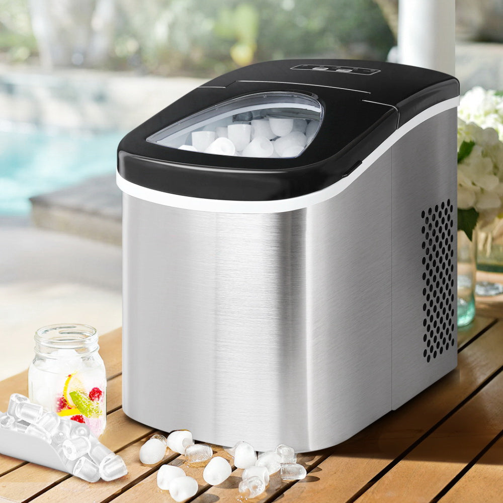 2.4L Stainless Steel Portable Ice Cube Maker