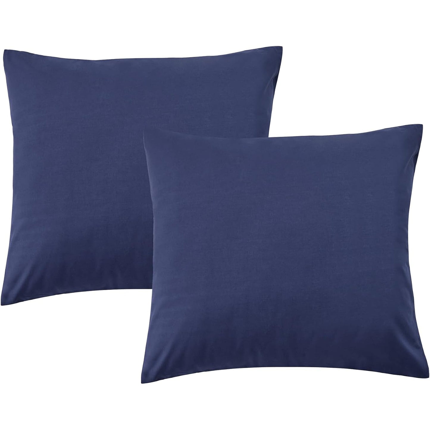 Envelope Closure Soft and Breathable 1000TC Cotton Blend Pillowcases - Navy