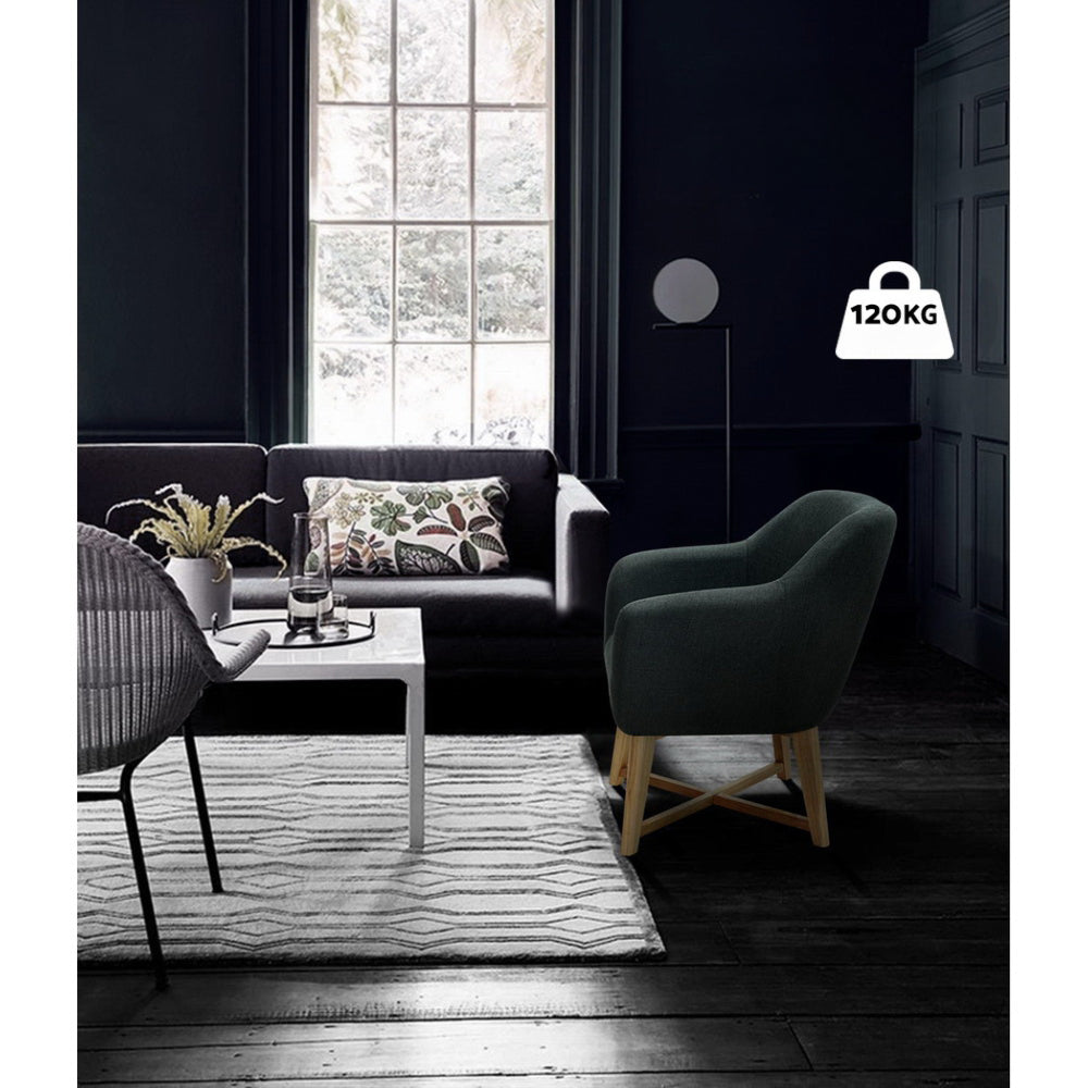 Tub Accent Chair Charcoal