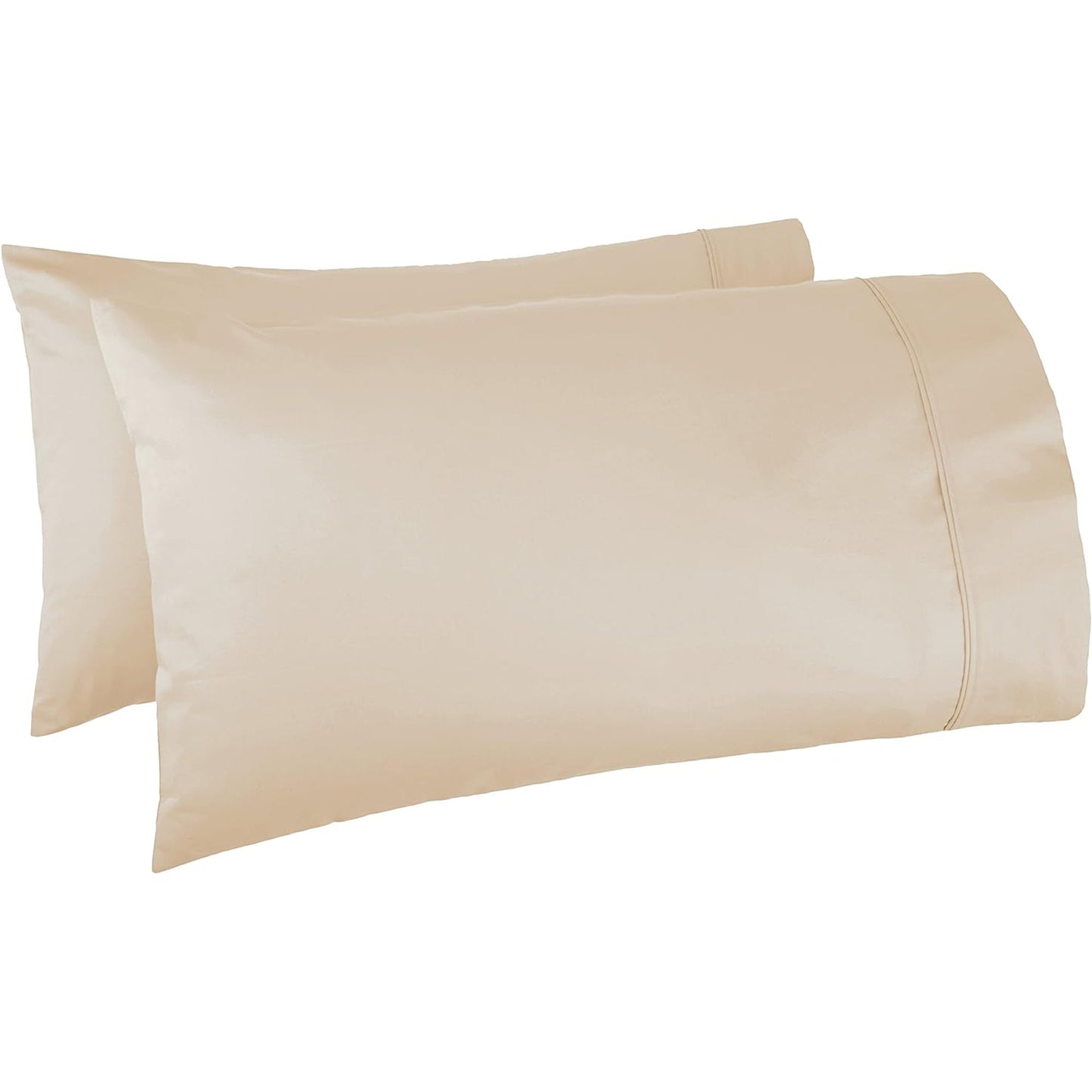 400 Thread Count Cotton Pillow Cases - Beige