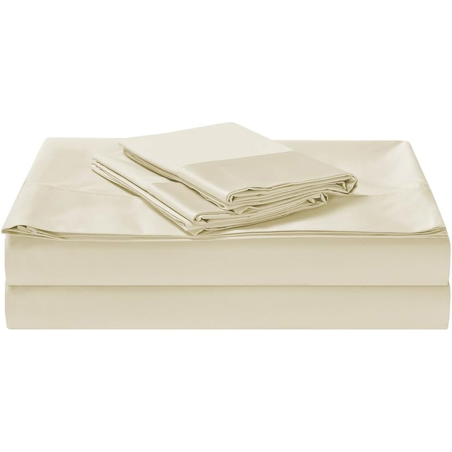 1200TC Egyptian Cotton Luxury Deep Pocket Bed Sheet Set - Ivory