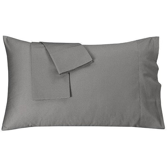 2-Piece 2000 Thread Count Egyptian Quality Microfibre Pillowcase - Grey