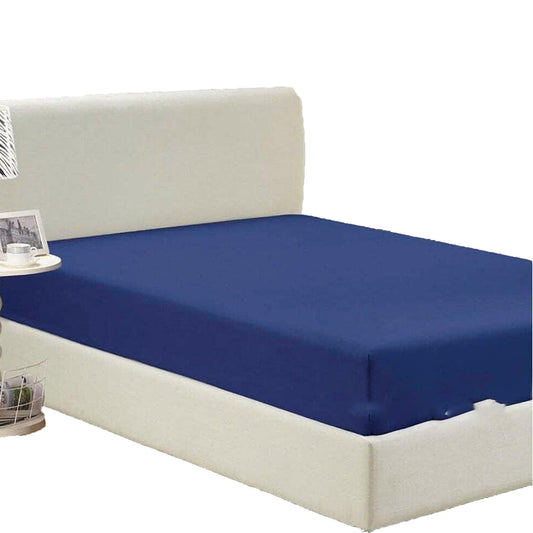 2000 TC Full Elastic Soft and Luxury Deep Pocket Fitted Bed Sheet - Royal Blue