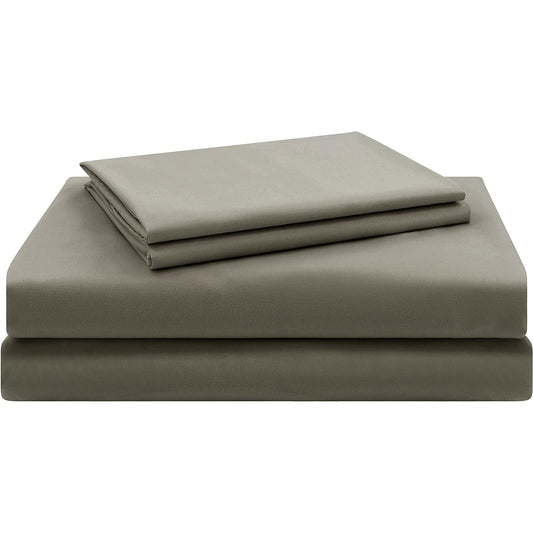 1500tc Ultra-Soft Breathable Microfibre Deep Pocket Bed Sheet Set - Dark Grey