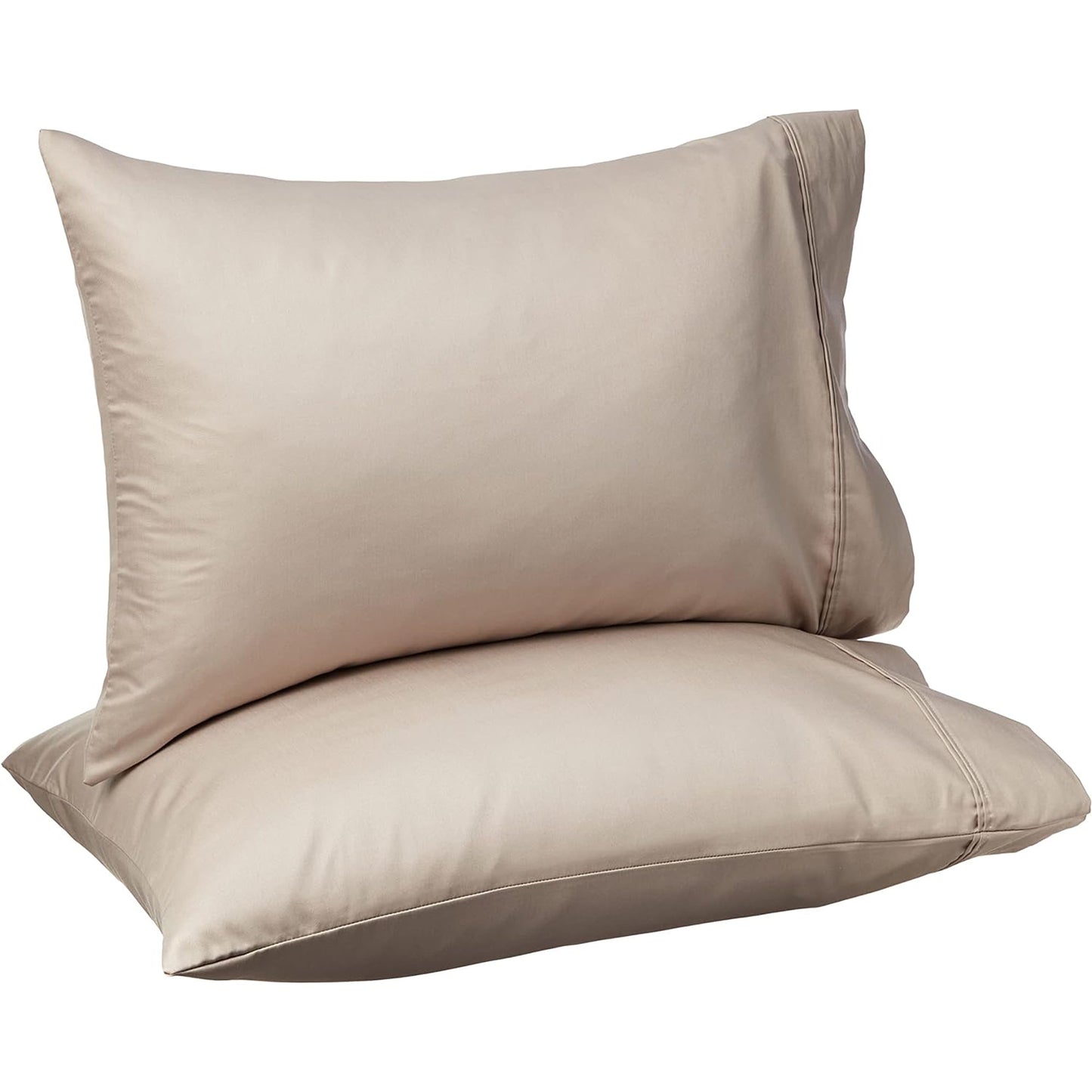 400 Thread Count Cotton Pillow Cases - Stone Grey