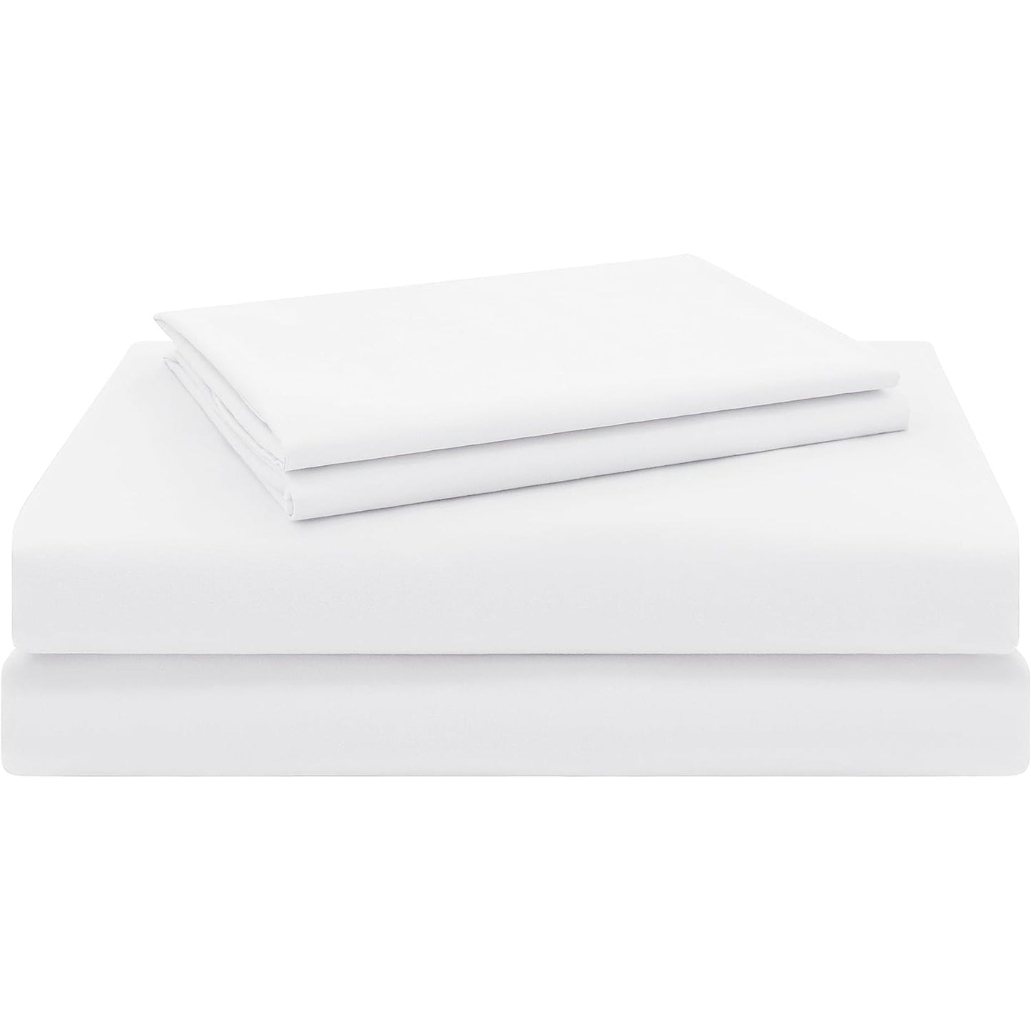 1500tc Ultra-Soft Breathable Microfibre Deep Pocket Bed Sheet Set - White