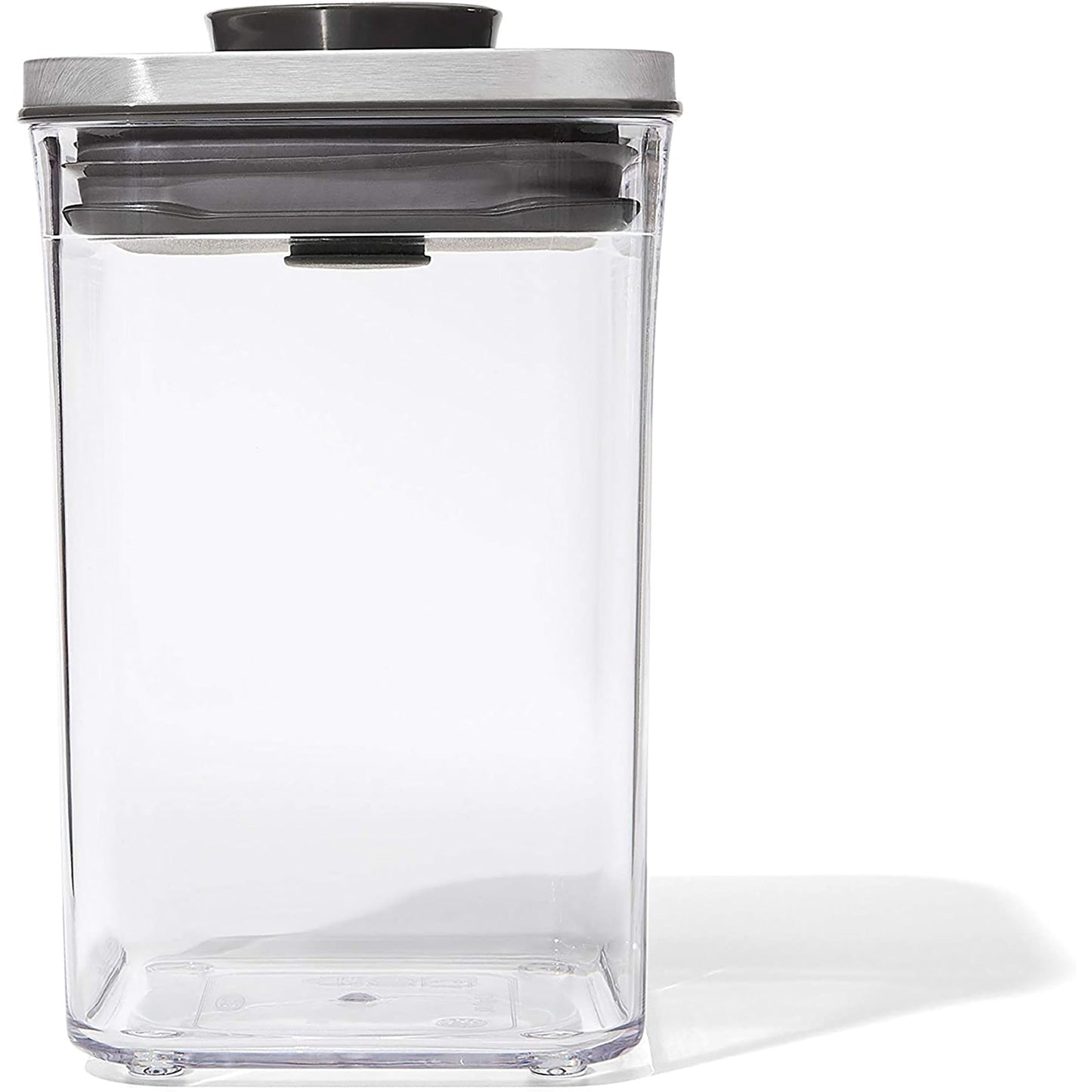 Stainless Steel Pop Rectangle Container 1 Litre - Clear