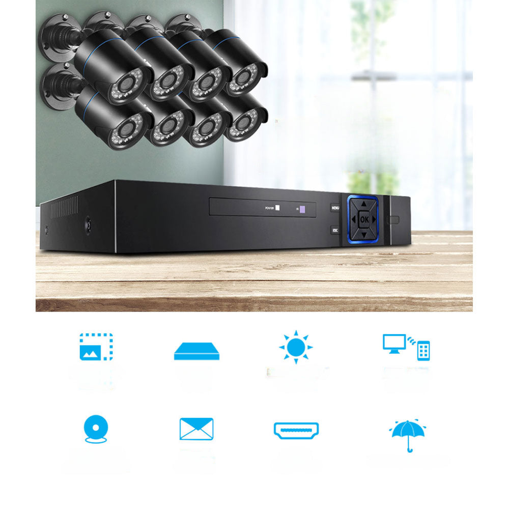 1080P 8 Channel HDMI CCTV Security Camera with 1TB Hard Drive