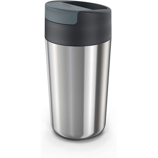 Leak Proof Sipp Travel Mug with Flip Top Cap 454 ml - Stainless Steel