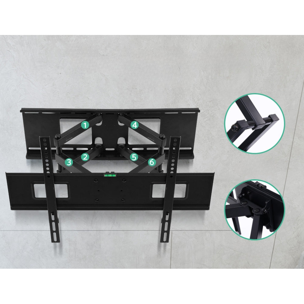 TV Wall Mount Bracket Tilt Swivel Full Motion Flat LED LCD 32 42 50 55 60 65 70 inch