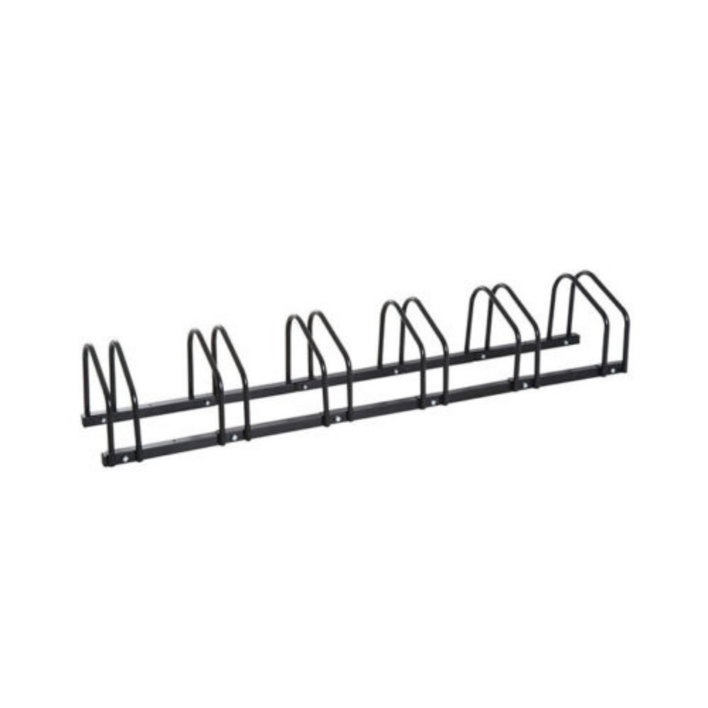 Portable Bike Floor Parking Rack Instant Storage Stand for 3 to 6 Bicycles