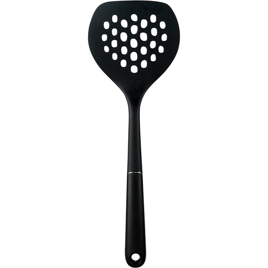 Nylon Round Turner Kitchen Utensil - Black