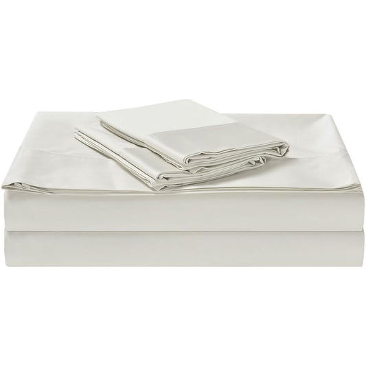 1200TC Egyptian Cotton Luxury Deep Pocket Bed Sheet Set - White
