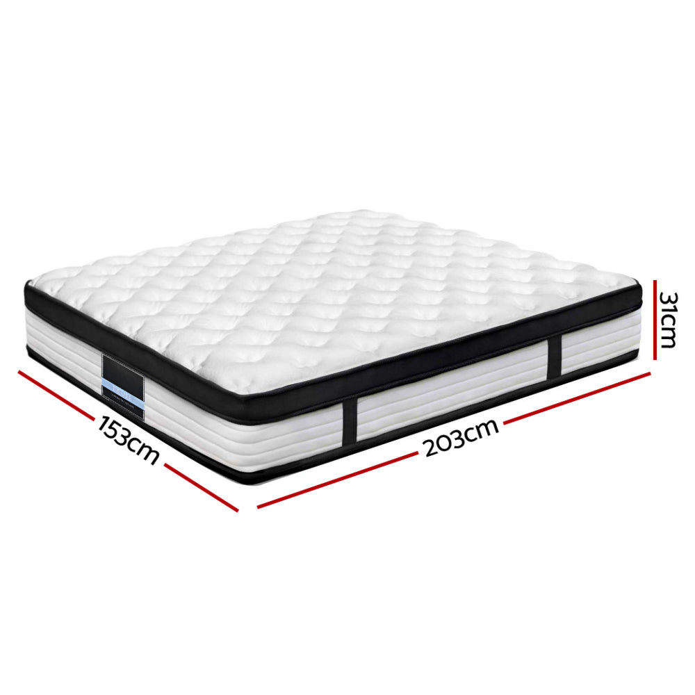 Bedding Euro Top Pocket Spring Mattress Topper - Single/Queen/King