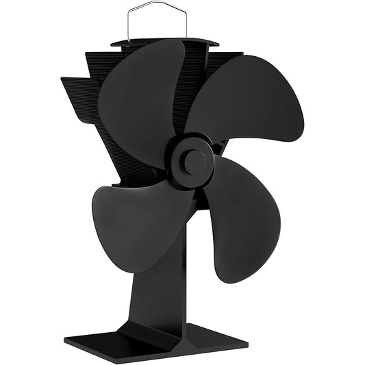 Low Maintenance Heat Powered Fan for Wood Burning Stoves or Fireplaces