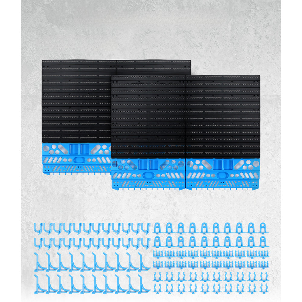 Wall Mounted Rack Tools Steel Garage Board - 108 Storage Bins