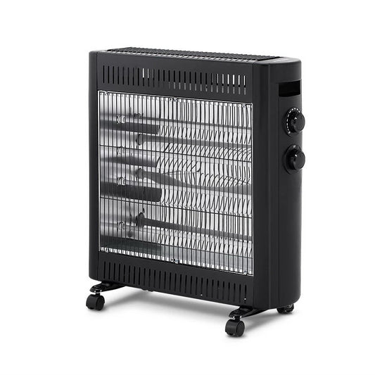 Portable Infrared Radiant Heater 2200W - black