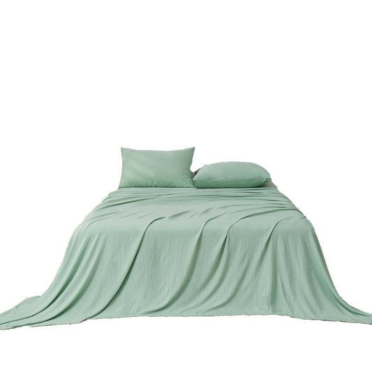 Premium 1800TC Breathable Ultra-Soft Microfibre Single Bed Sheet Set - Sage Green