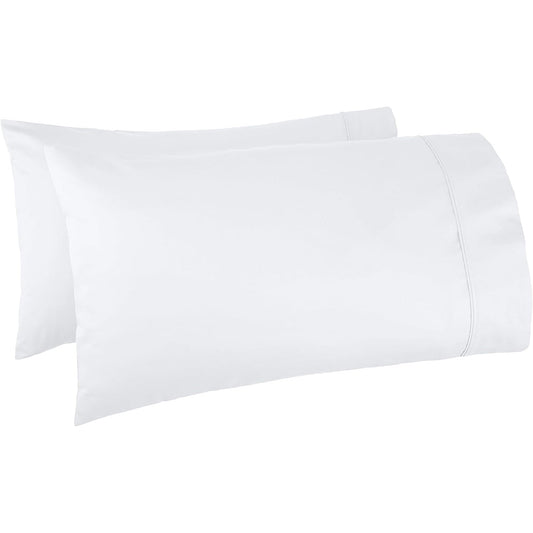 400 Thread Count Cotton Pillow Cases - White