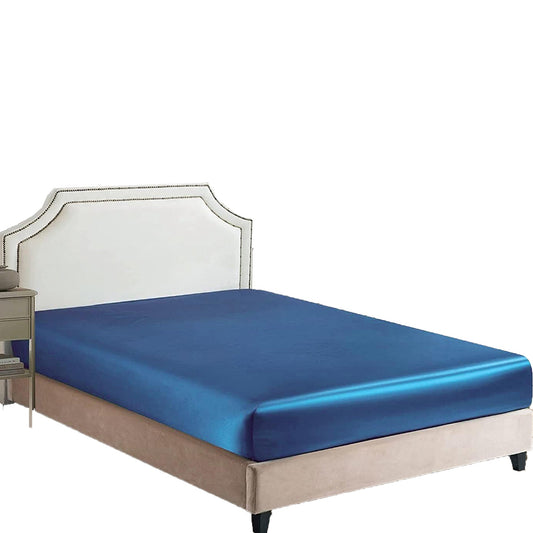 2000 TC Silk Satin Ultra Soft Deep Pocket Fitted Sheet - Ocean