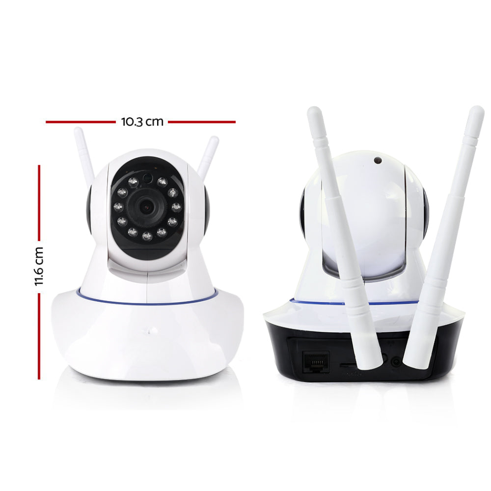 Set of 2 1080P IP Wireless Camera - White