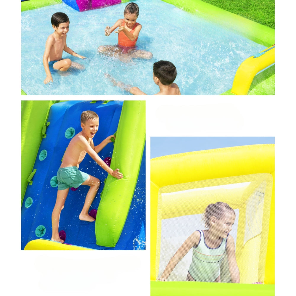 Inflatable Water Pack Pool Slide Castle Playground Splash Course