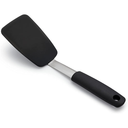 Silicone Cooking Spatula for Non-Stick Cookware - Black