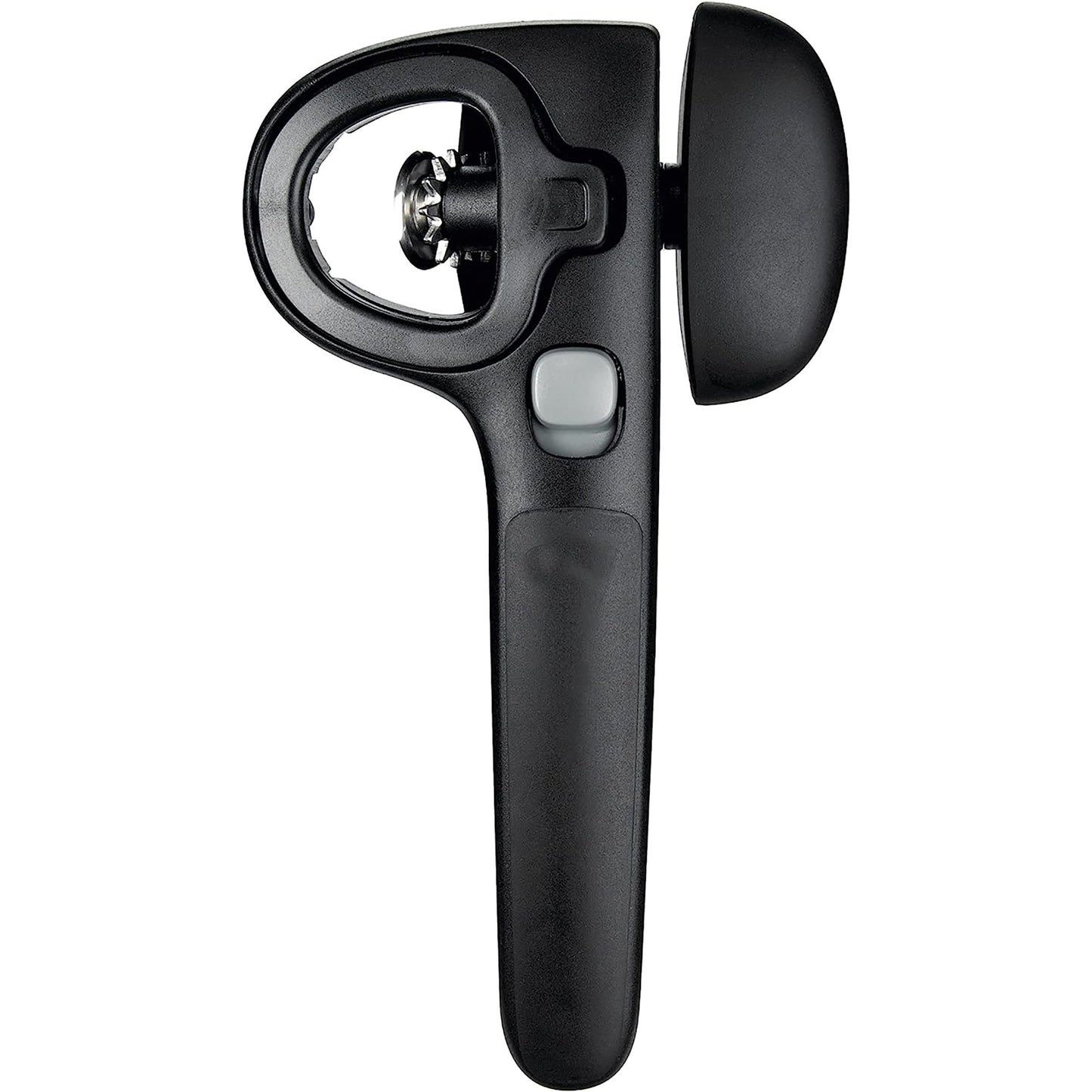 Locking Can Opener with Lid Catch - Black