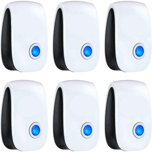 Unscented Electronic Ultrasonic Pest Repellent Indoor - White