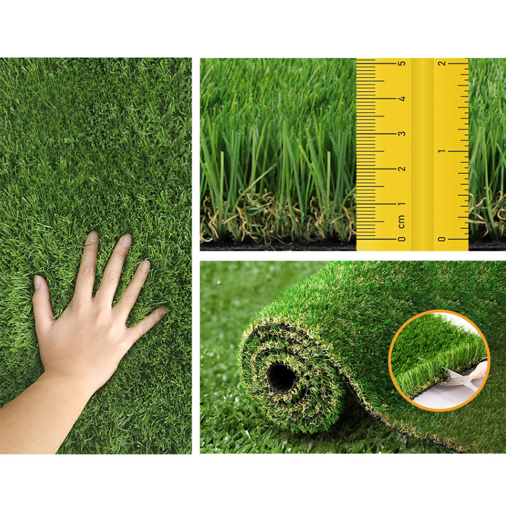 Artificial Grass Synthetic 30mm 1mx20m 20sqm Fake Turf Plants Lawn 4-coloured