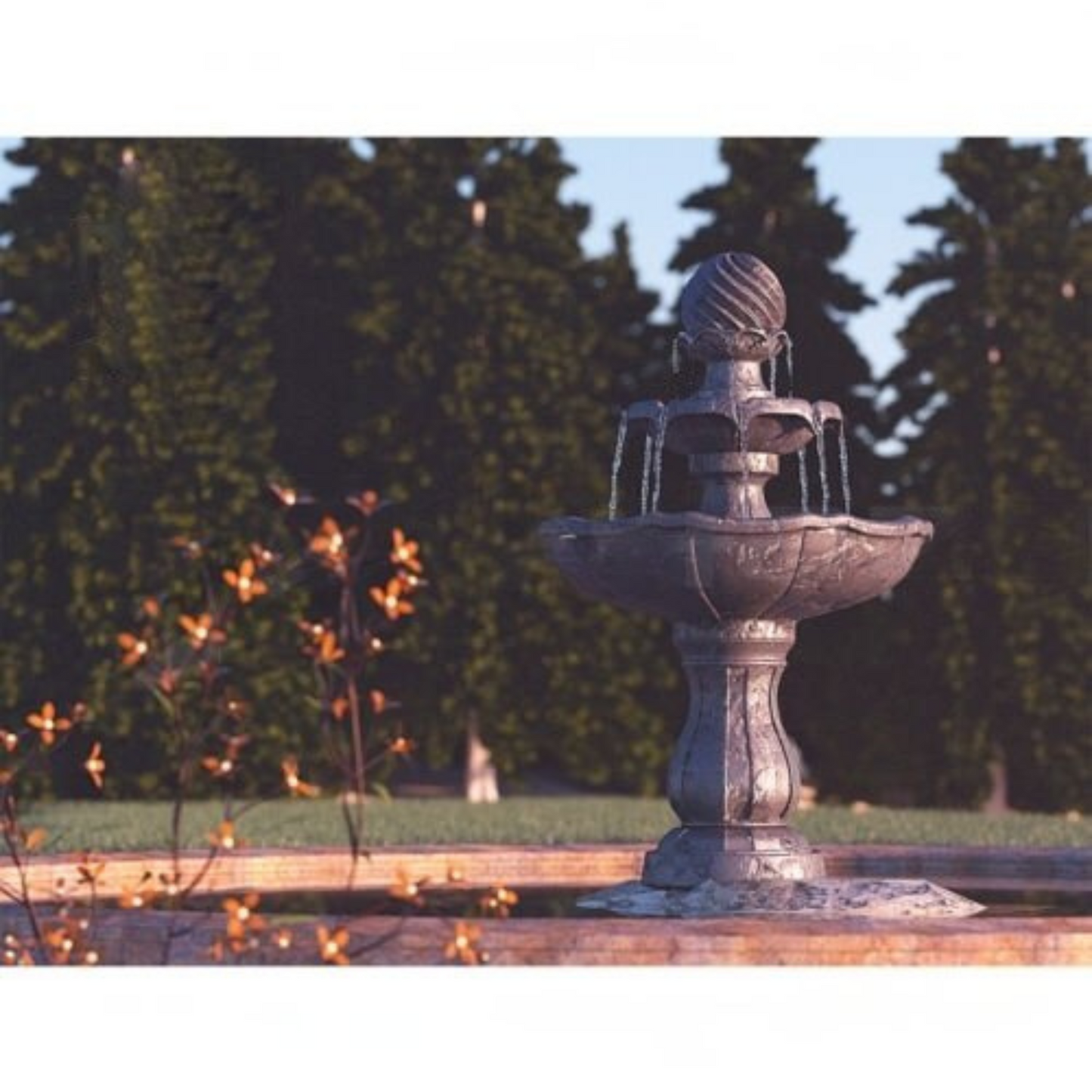 Solar Water Fountain Pump Garden Bird Bath Outdoor Indoor Panel Features