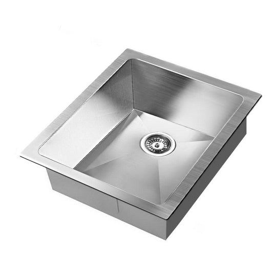 39cm x 45cm Stainless Steel Kitchen Sink Under/Top/Flush Mount Silver