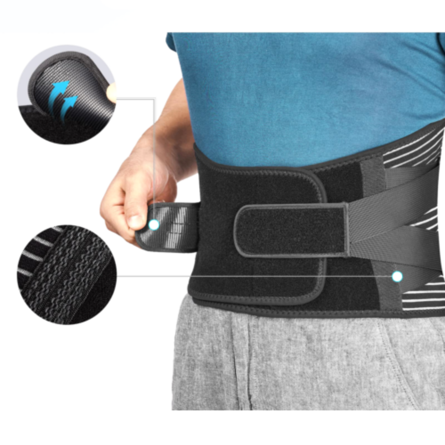 Posture Correcting Lumbar Lower Back Support Brace Orthosis Waist Belt