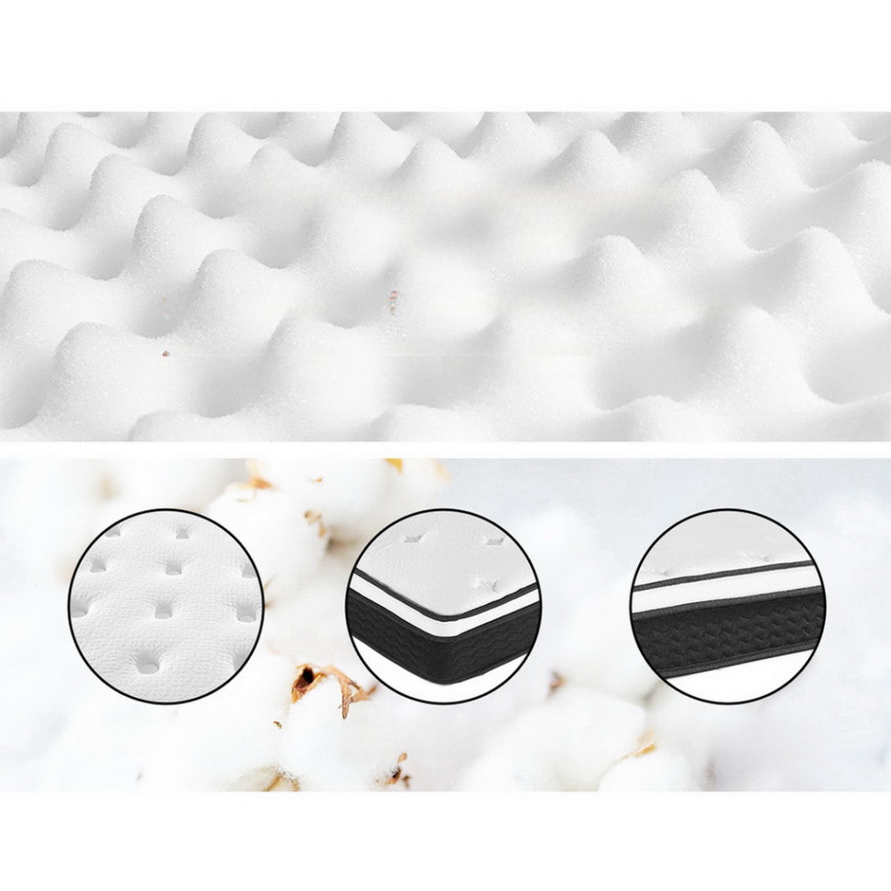 Bedding Euro Top Bonnell Spring Mattress - Single/King Single/Double/Queen/King