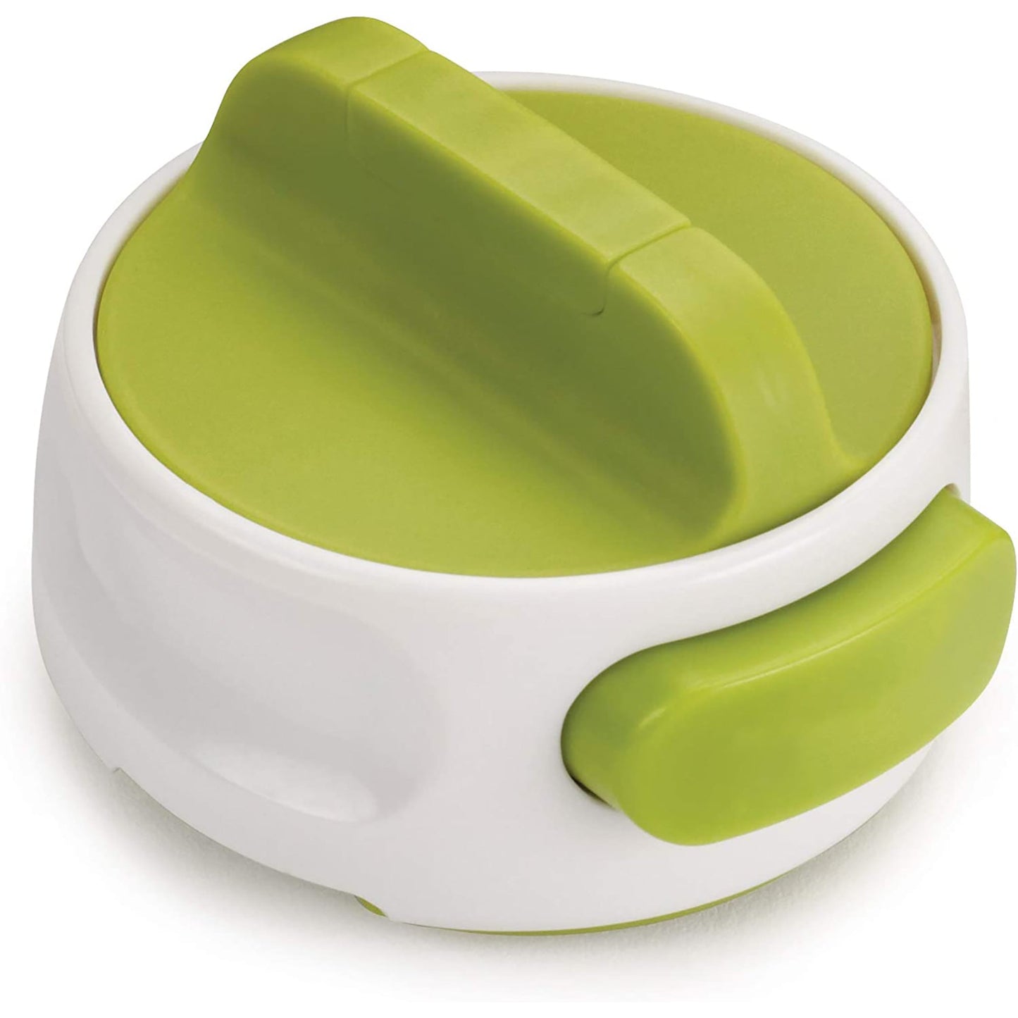 Easy Twist Can Opener with Stainless Steel Blade - White and Green