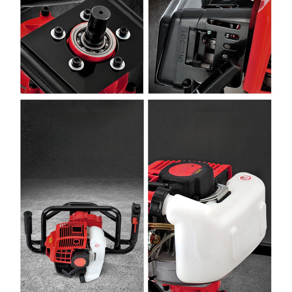 Motor Post Hole Complete Digger Engine Petrol Earth Auger - 92CC