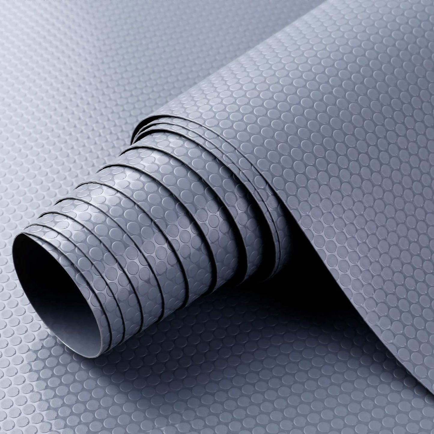 Non Adhesive EVA Material Shelf Liner Kitchen Drawer Mats 30x150cm - Grey