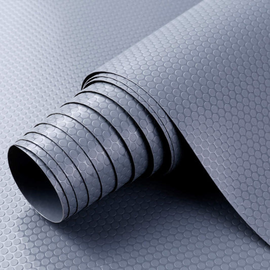 Non Adhesive EVA Material Shelf Liner Kitchen Drawer Mats 30x150cm - Grey