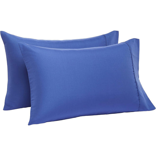 Lightweight Super Soft Easy Care Microfibre Pillowcase - Dutch Blue